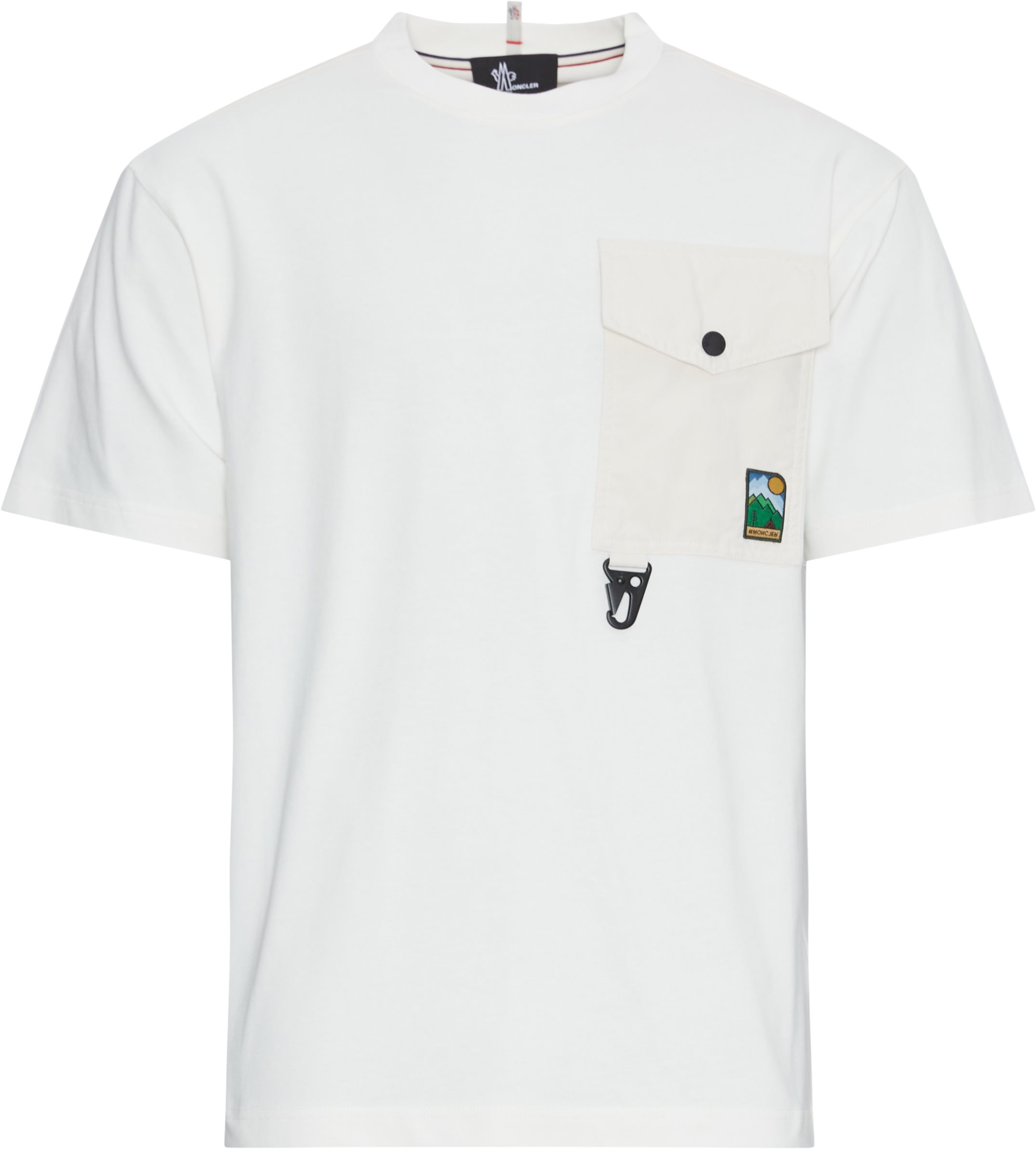 Moncler Grenoble T-shirts 8C00001 83927 Vit